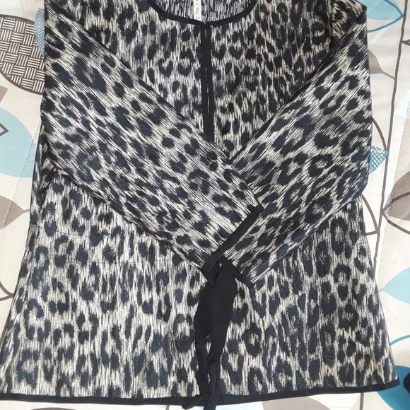 Rebecca Moses leopard print women jacket/blazer XS - Picture 3 of 8